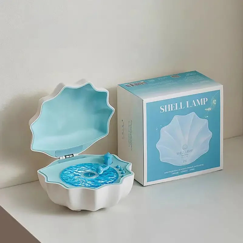 Enceinte bluetooth vinyle coquillage