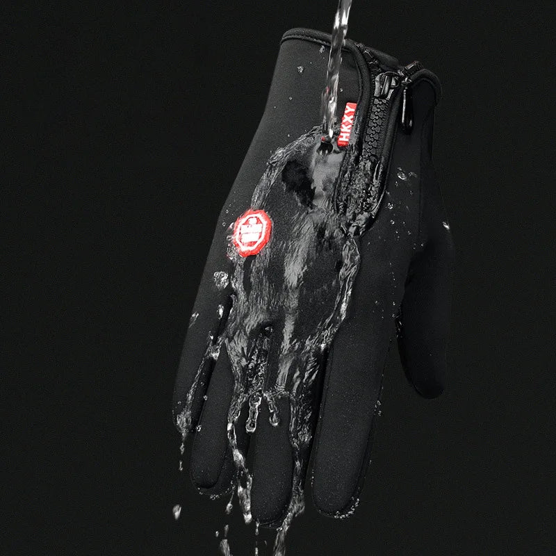 Gant hiver thermiques, imperméables et tactiles