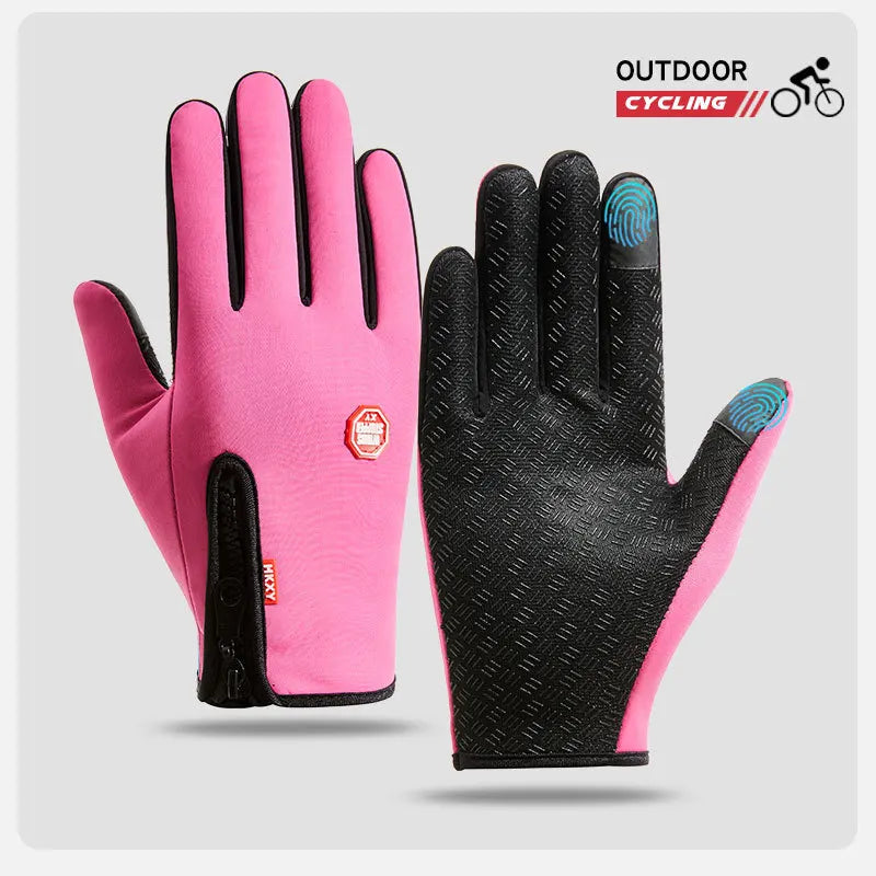 Gant hiver thermiques, imperméables et tactiles