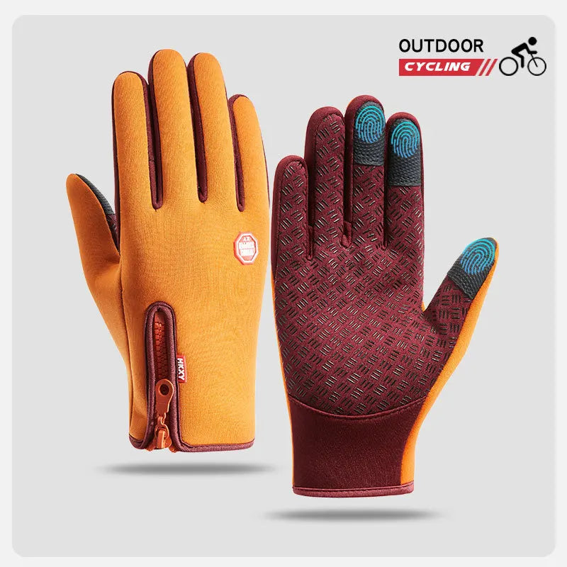 Gant hiver thermiques, imperméables et tactiles